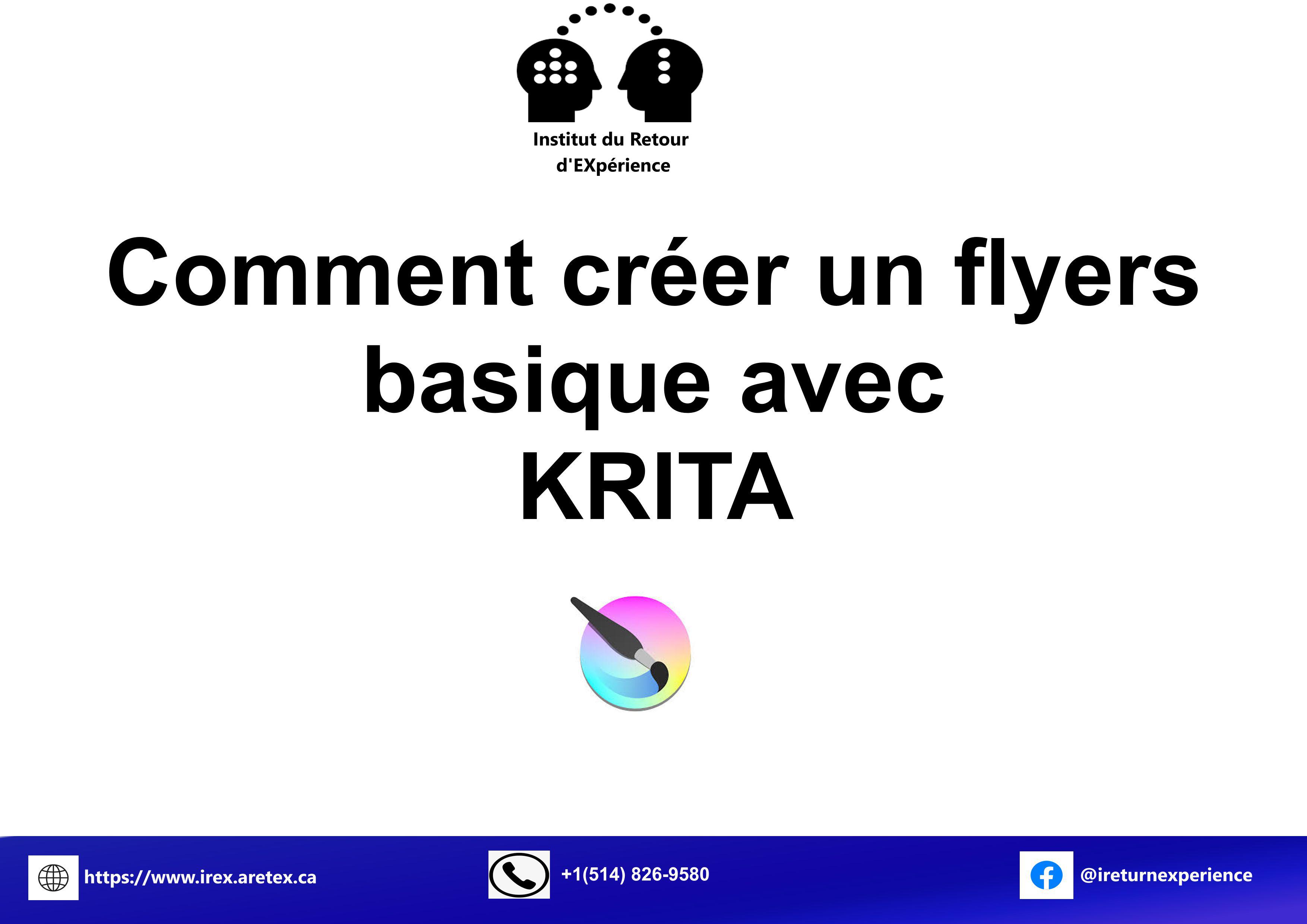 Comment créer un Flyer avec KRITA - Cover Image