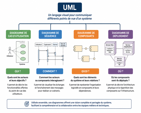 UML comme outil de communication : différents diagrammes pour différents besoins
