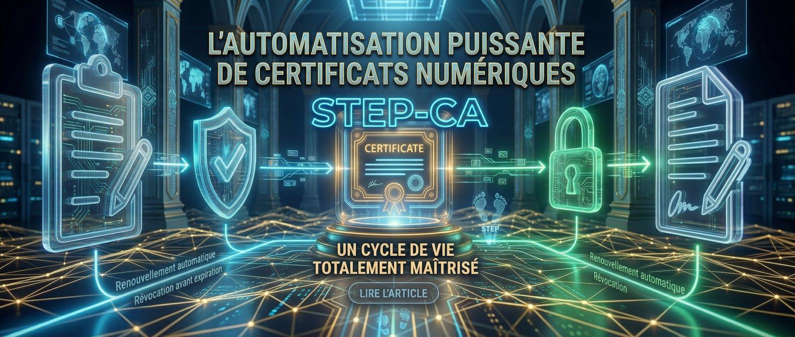 Mise en place d'une autorité de certification open source avec step-CA - Cover Image